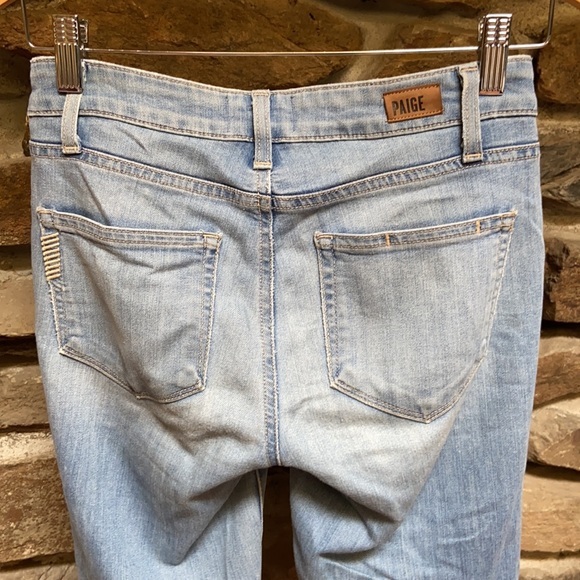 ⚡️SOLD⚡️Paige Verdugo Ankle Skinny Jeans Size 24 - Picture 4 of 9